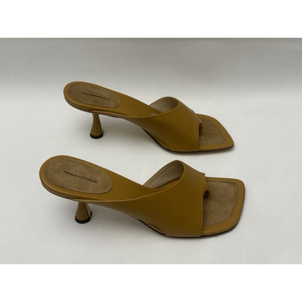 New Women’s Wandler Julio Sandal Mule in Sparrow Mix Tan Leather Size 40 US 10 - Picture 5 of 9